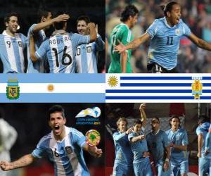 пазл Аргентина - Уругвай, четвертьфинал, Аргентина 2011